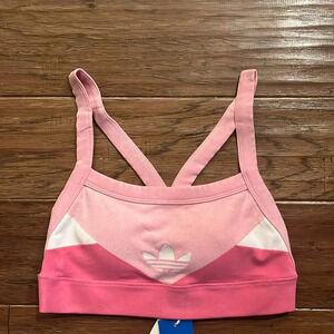 Adidas Modern Flex Logo Strappy Racerback Bralette Size S